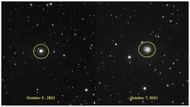 The comet with horns is actually a cryovolcano (Image via University of Arizona / The School of Plant Sciences)